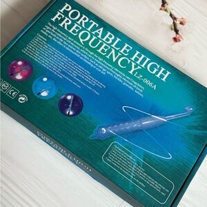 4-in-1 High Frequency Electrode Wand Facial Skin Care Spa Massage Device